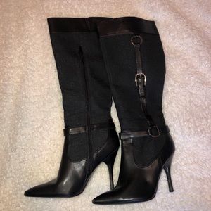 18” Black Guess Boots